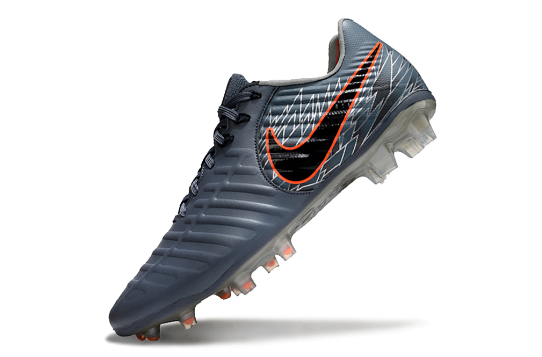 Nike Tiempo Legend 10 Elite Luxe FG Item ID：TL030402 - grey / black / orange - FG low cut