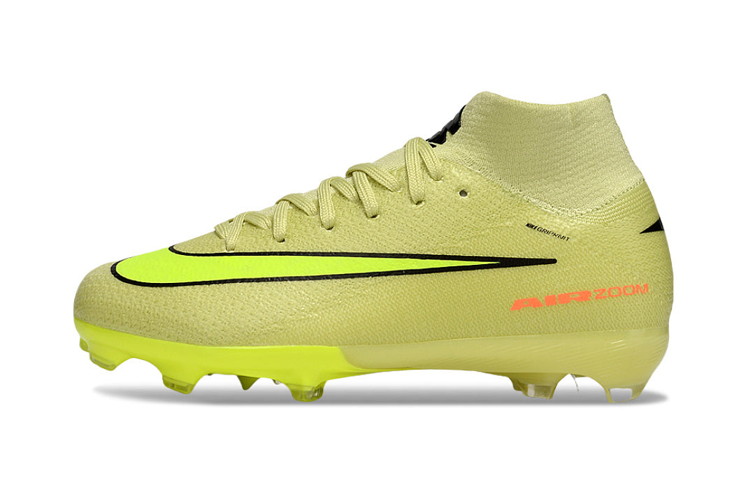 Kid size Mercurial Vapor 16 - light / green / black - FG high cut