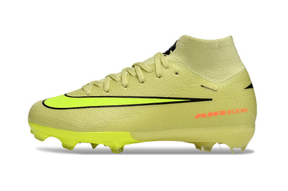 Kid size Mercurial Vapor 16 - light / green / black - FG high cut