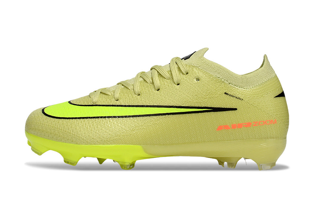 Kid size Mercurial Vapor 16 - light / green / black - FG low cut
