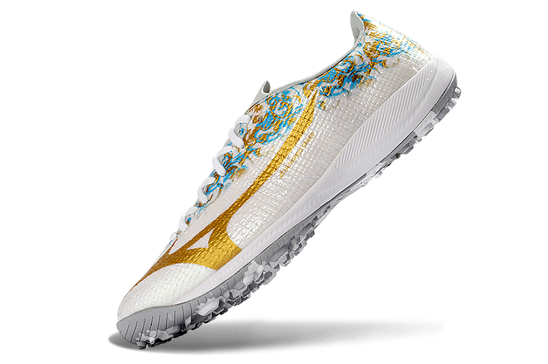 Mizuno Alpha 3 Elite TF - white / gold - TF low cut