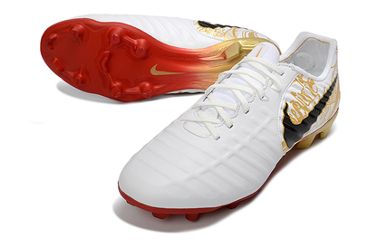 Nike Tiempo Legend 10 Elite Luxe FG Item ID：TL030402 - white / gold / black - FG low cut