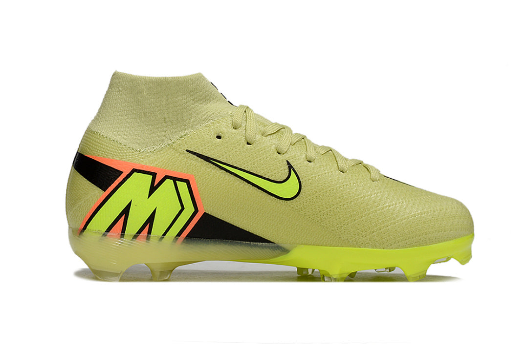 Kid size Mercurial Vapor 16 - light / green / black - FG high cut