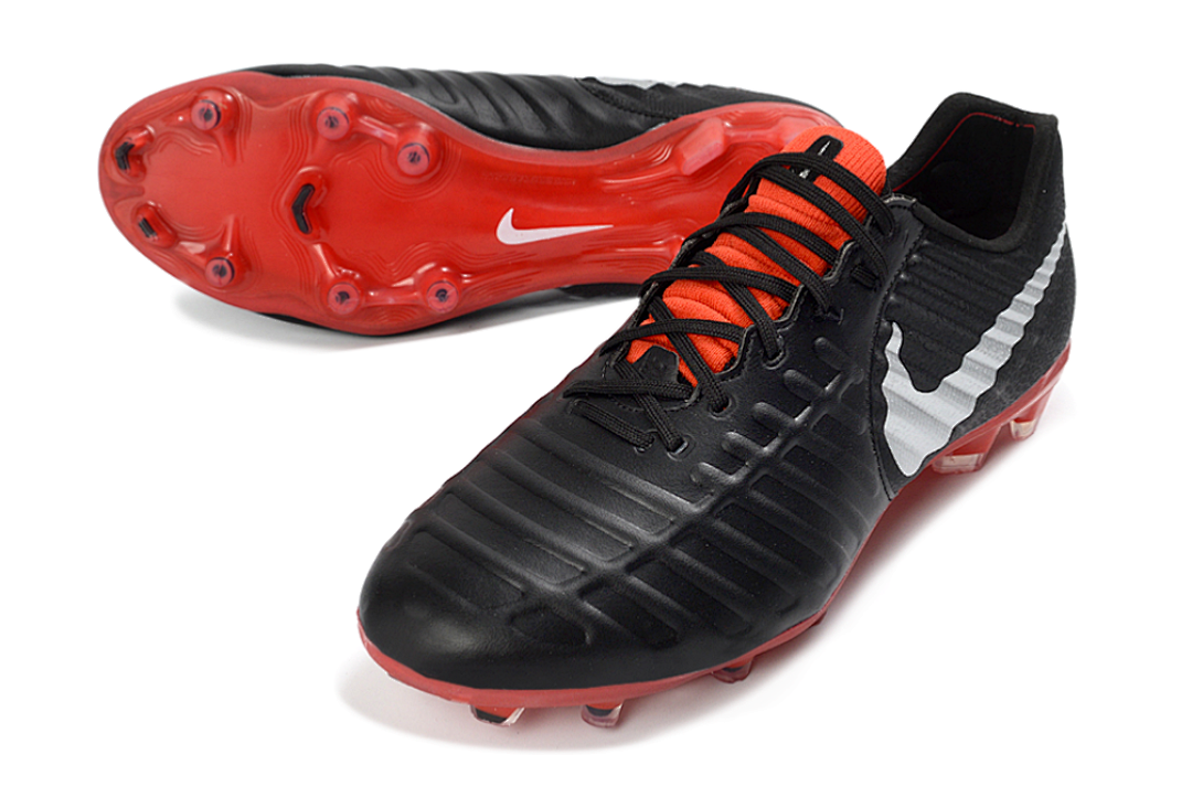 Nike Tiempo Legend 10 Elite Luxe FG Item ID：TL030402 - black / white / red - FG low cut