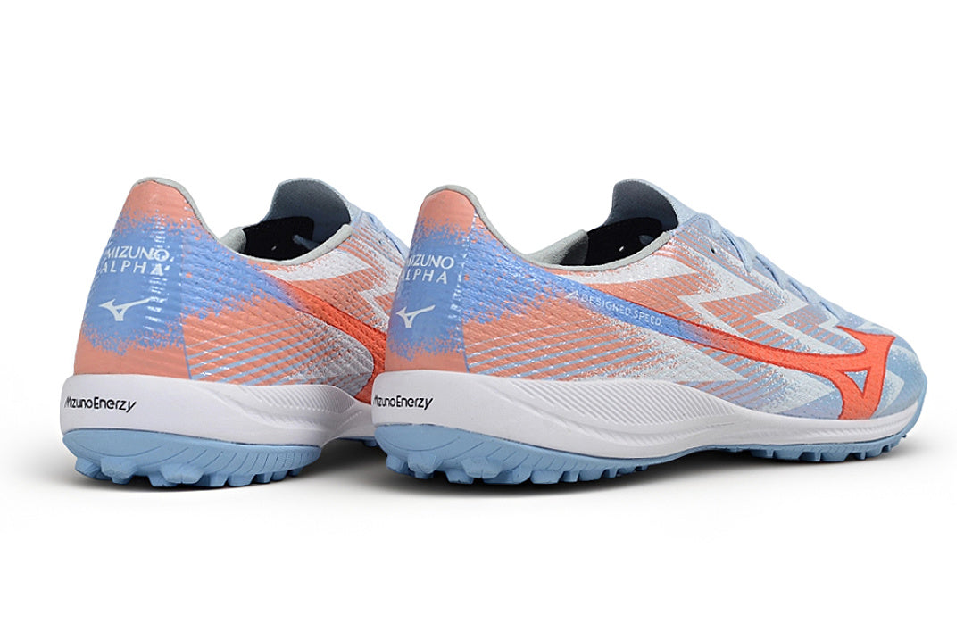 Mizuno Alpha 3 Elite TF - light / blue / white / orange - TF low cut