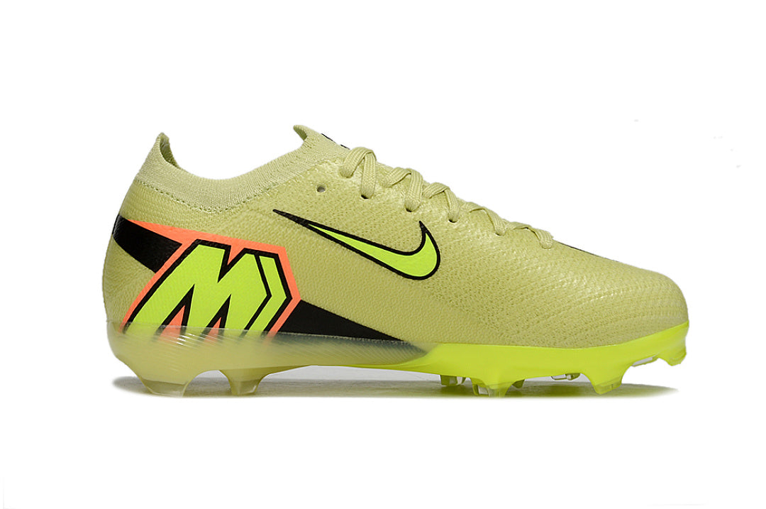 Kid size Mercurial Vapor 16 - light / green / black - FG low cut