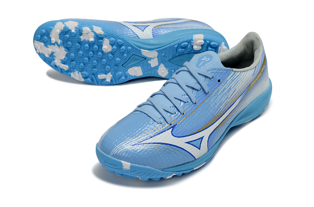 Mizuno Alpha 3 Elite TF - blue / silver - TF low cut