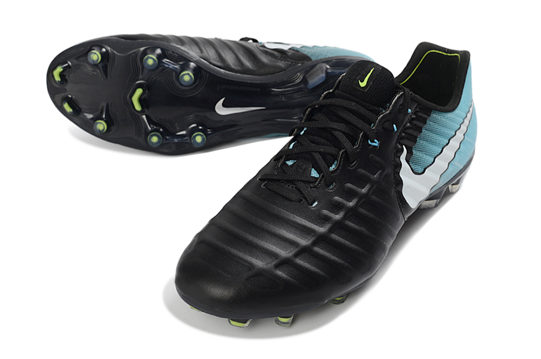 Nike Tiempo Legend 10 Elite Luxe FG Item ID：TL030402 - black / light / blue - FG low cut