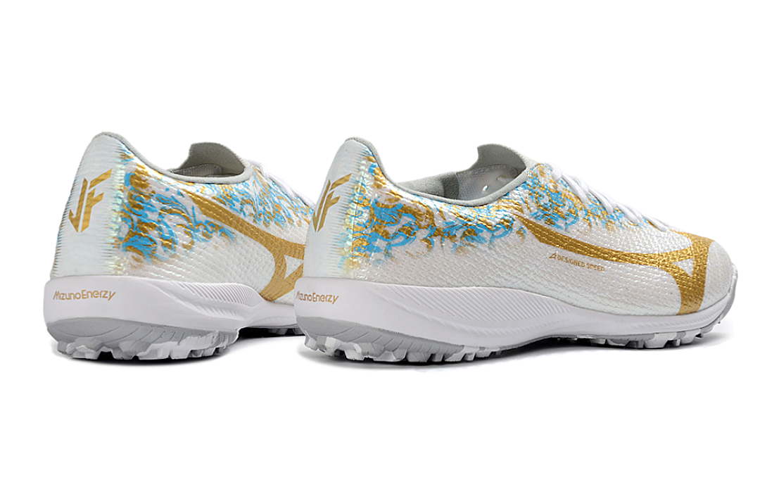 Mizuno Alpha 3 Elite TF - white / gold - TF low cut