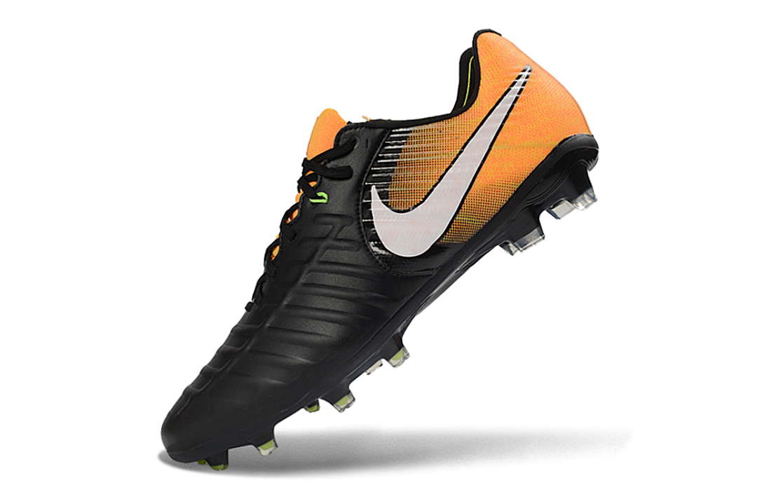 Nike Tiempo Legend 10 Elite Luxe FG Item ID：TL030402 - black / orange - FG low cut