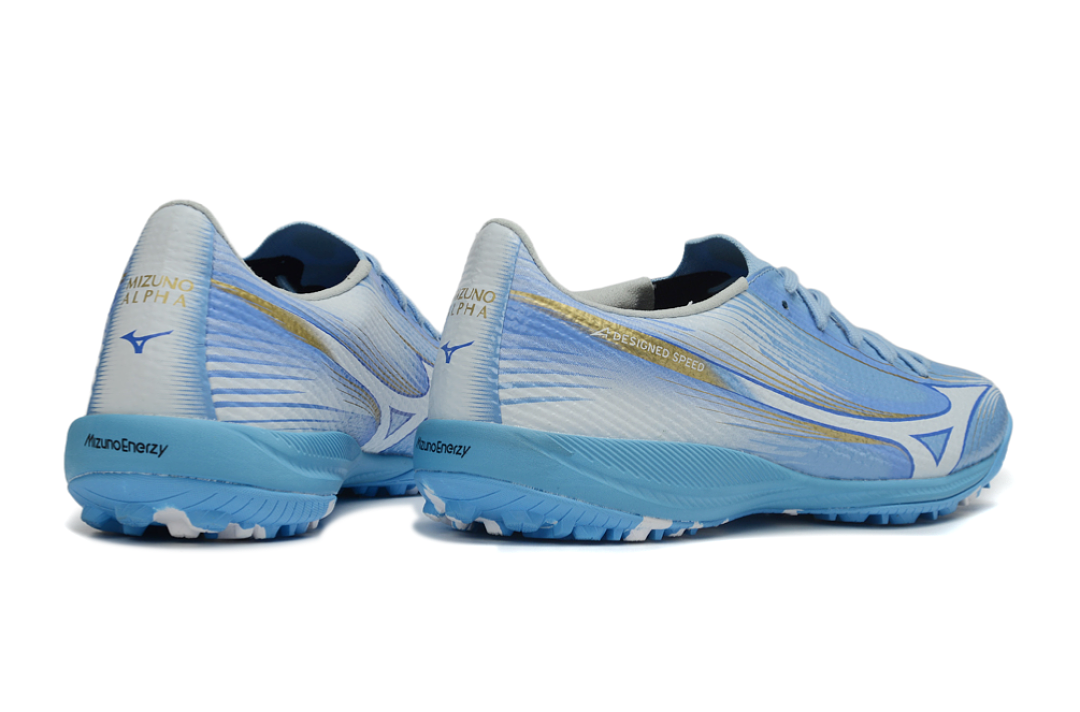 Mizuno Alpha 3 Elite TF - blue / silver - TF low cut