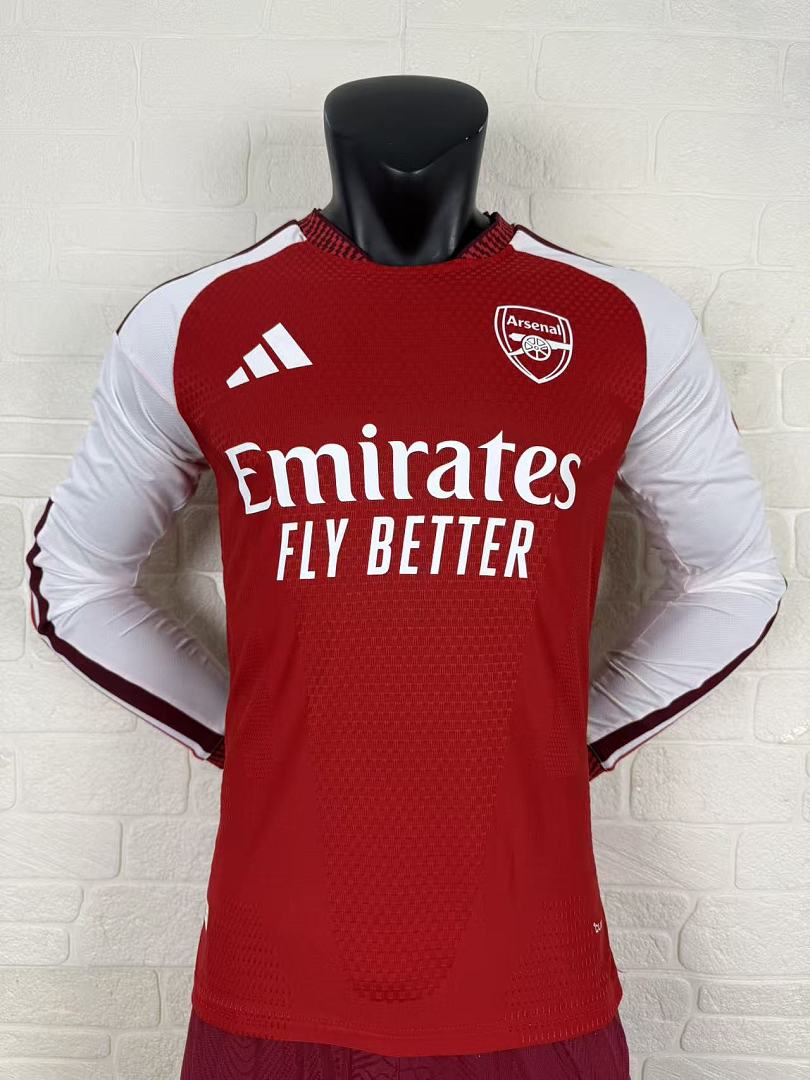 Arsenal 26/27 Home Long Sleeve Player Version Football Shirt