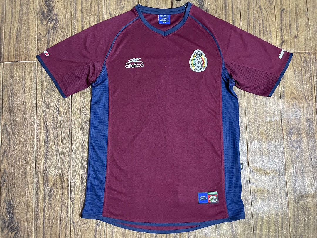 Mexico 2002 Maroon Football Shirt