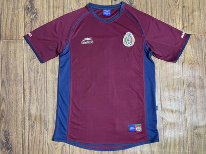 Mexico 2002 Maroon Football Shirt