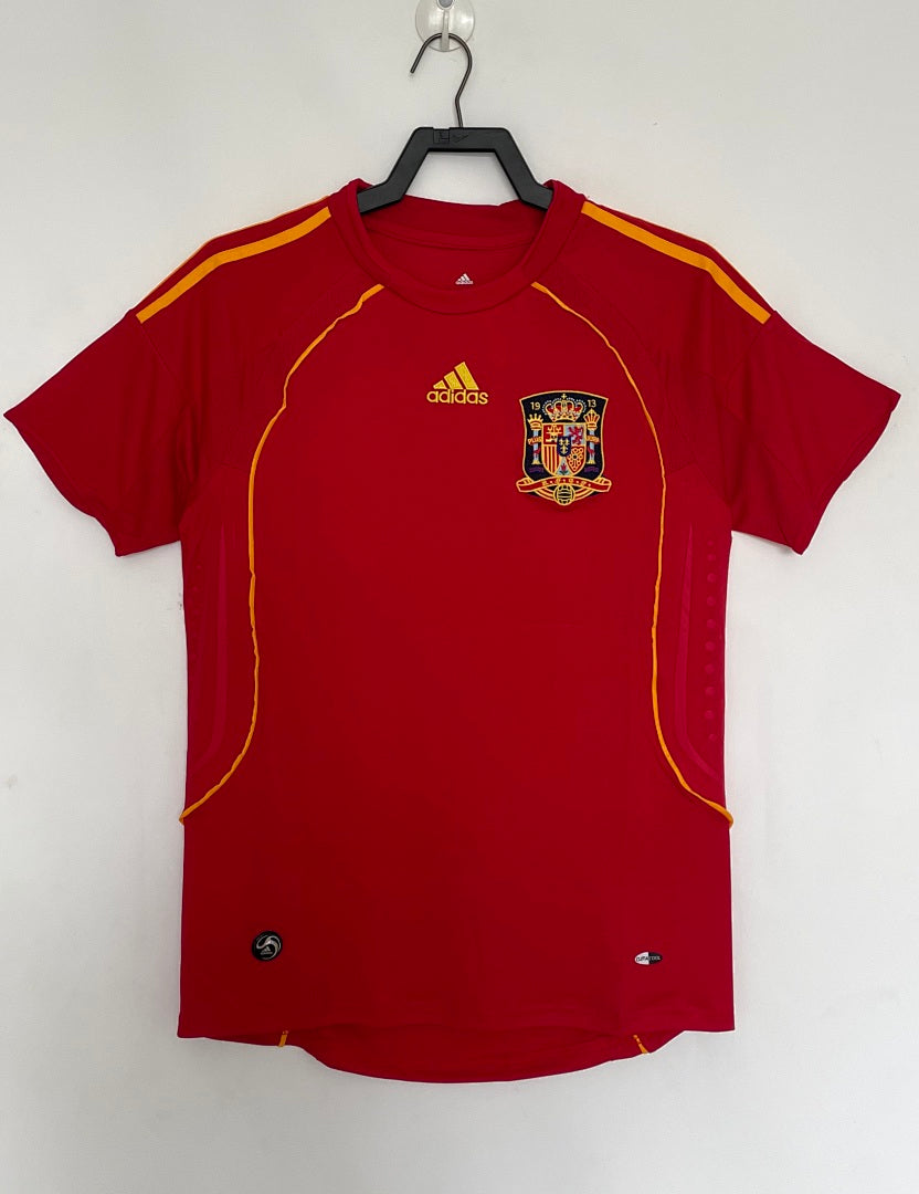 Spain 2008 Home Football Shirt