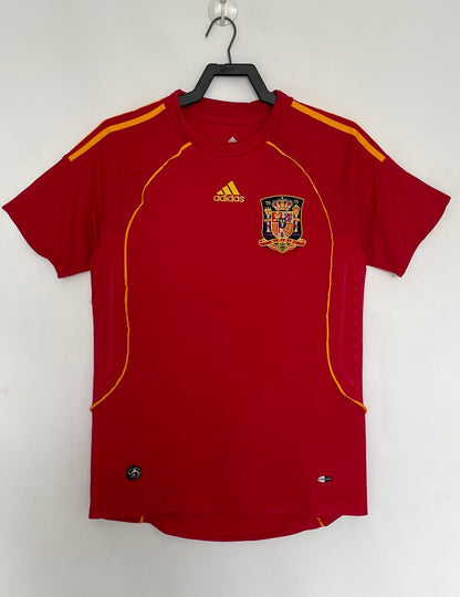 Spain 2008 Home Football Shirt