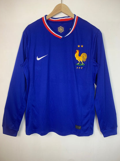 France 24/25 Home Long Sleeve Football Shirt