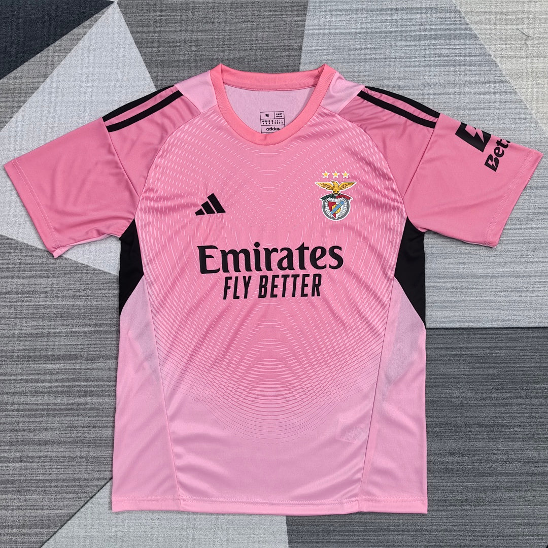 Benfica 25/26 Goalkeeper Pink Football Shirt