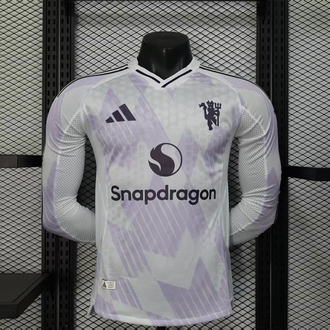 Manchester United 25/26 Away Long Sleeve Football Shirt