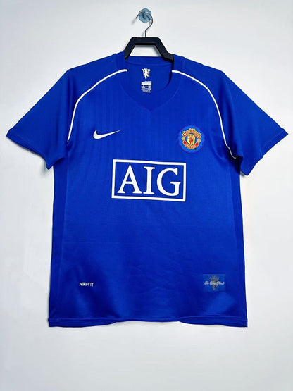 Manchester United 07/08 Goalkeeper Blue Football Shirt
