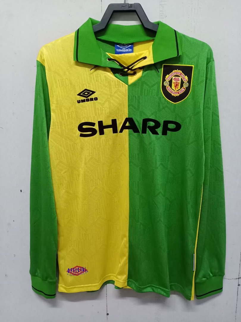 Manchester United 92/94 Away Long Sleeve Football Shirt