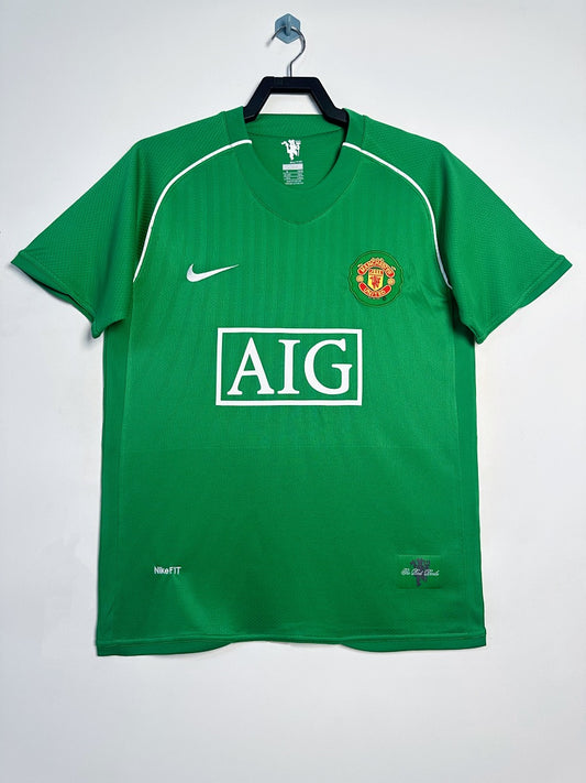 Manchester United 07/08 Goalkeeper Green Football Shirt