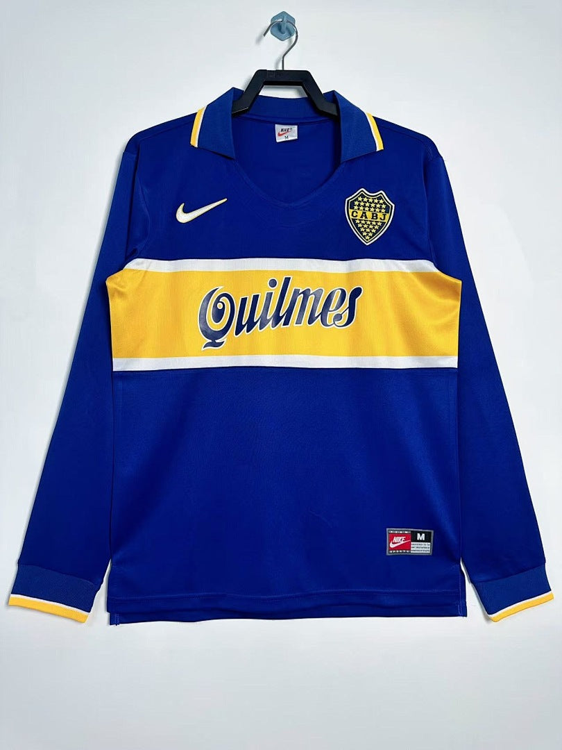 Boca Juniors 96/97 Home Long Sleeve Football Shirt