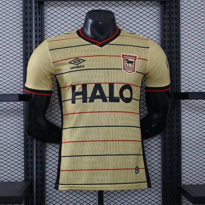 S XL 26/27 Away Yellow Player Version Football Shirt