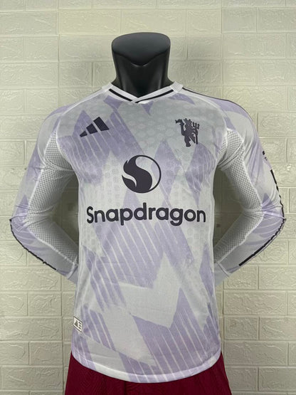 Manchester United 25/26 Away Long Sleeve Football Shirt