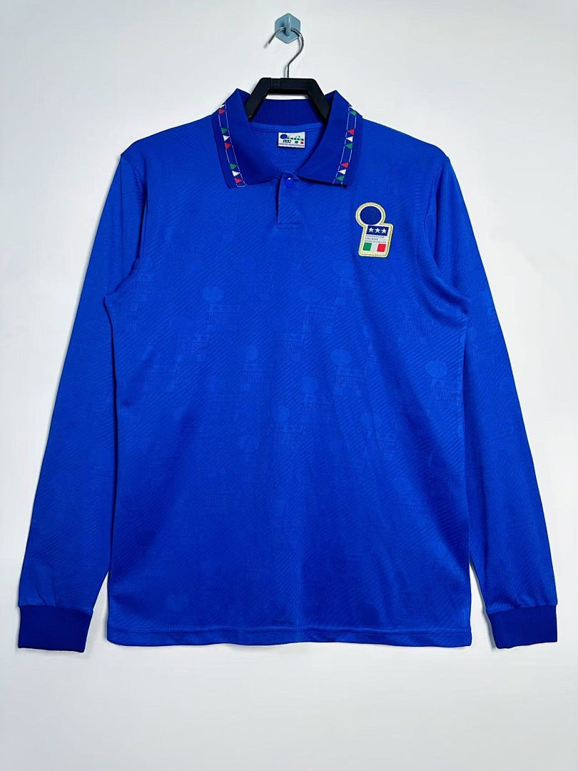 Italy 1994 Home Long Sleeve Football Shirt
