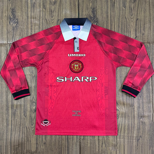 Manchester United 96/97 Home Long Sleeve Football Shirt