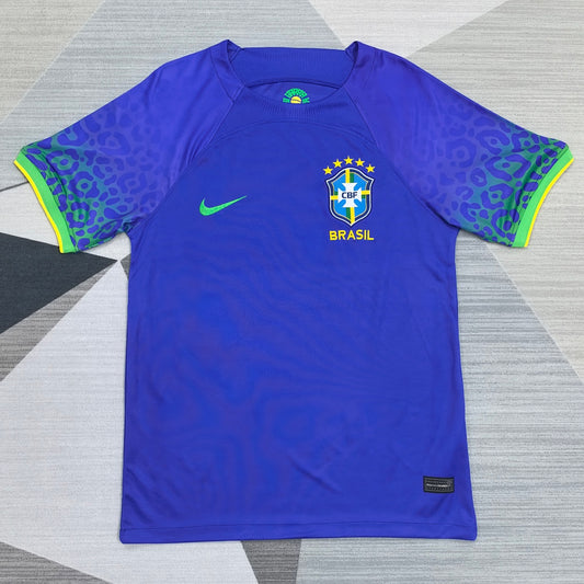 Brazil 2022 Away Football Shirt