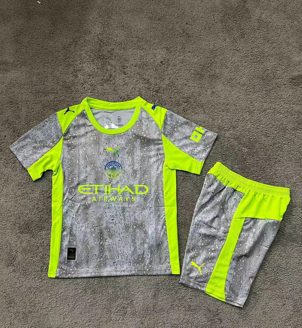 Kids Manchester City 25/26 Third Football Shirt