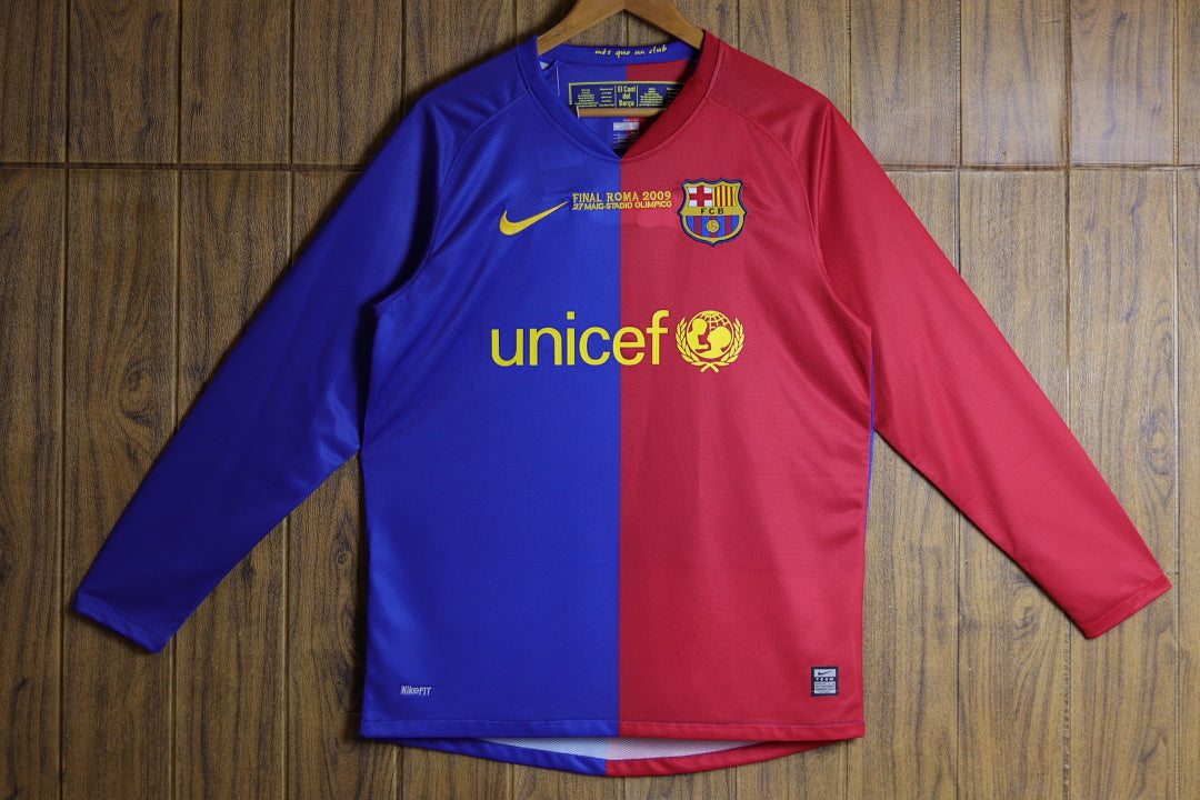 Barcelona 08/09 Long Sleeve Football Shirt