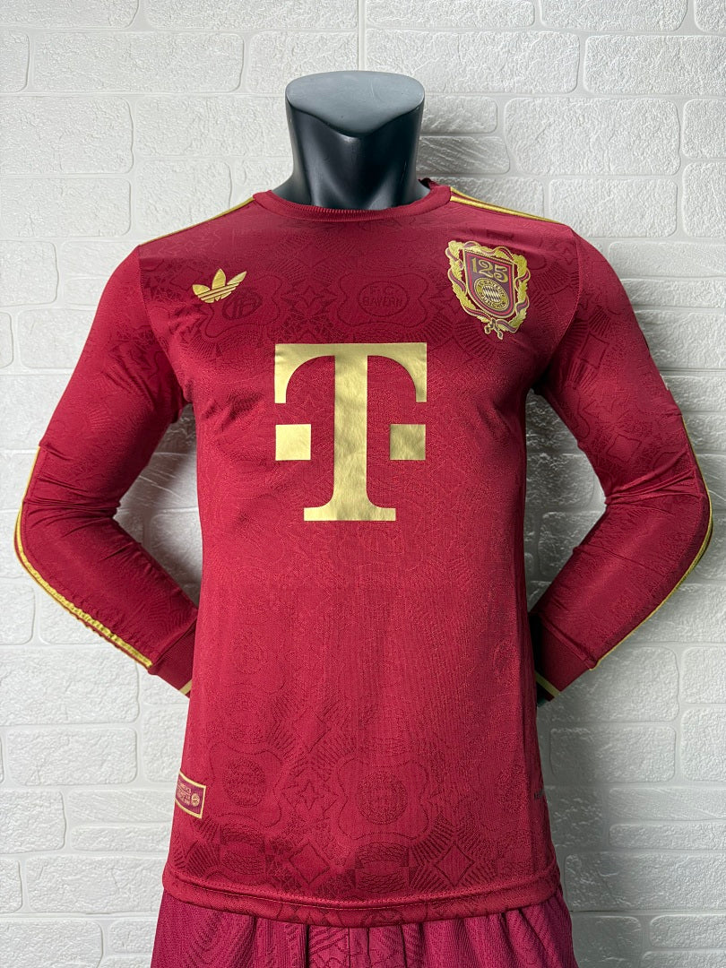 Bayern Munich 25/26 Anniversary Long Sleeve Football Shirt