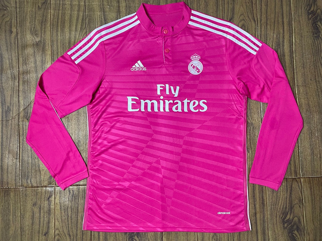 Real Madrid 14/15 Away Long Sleeve Football Shirt