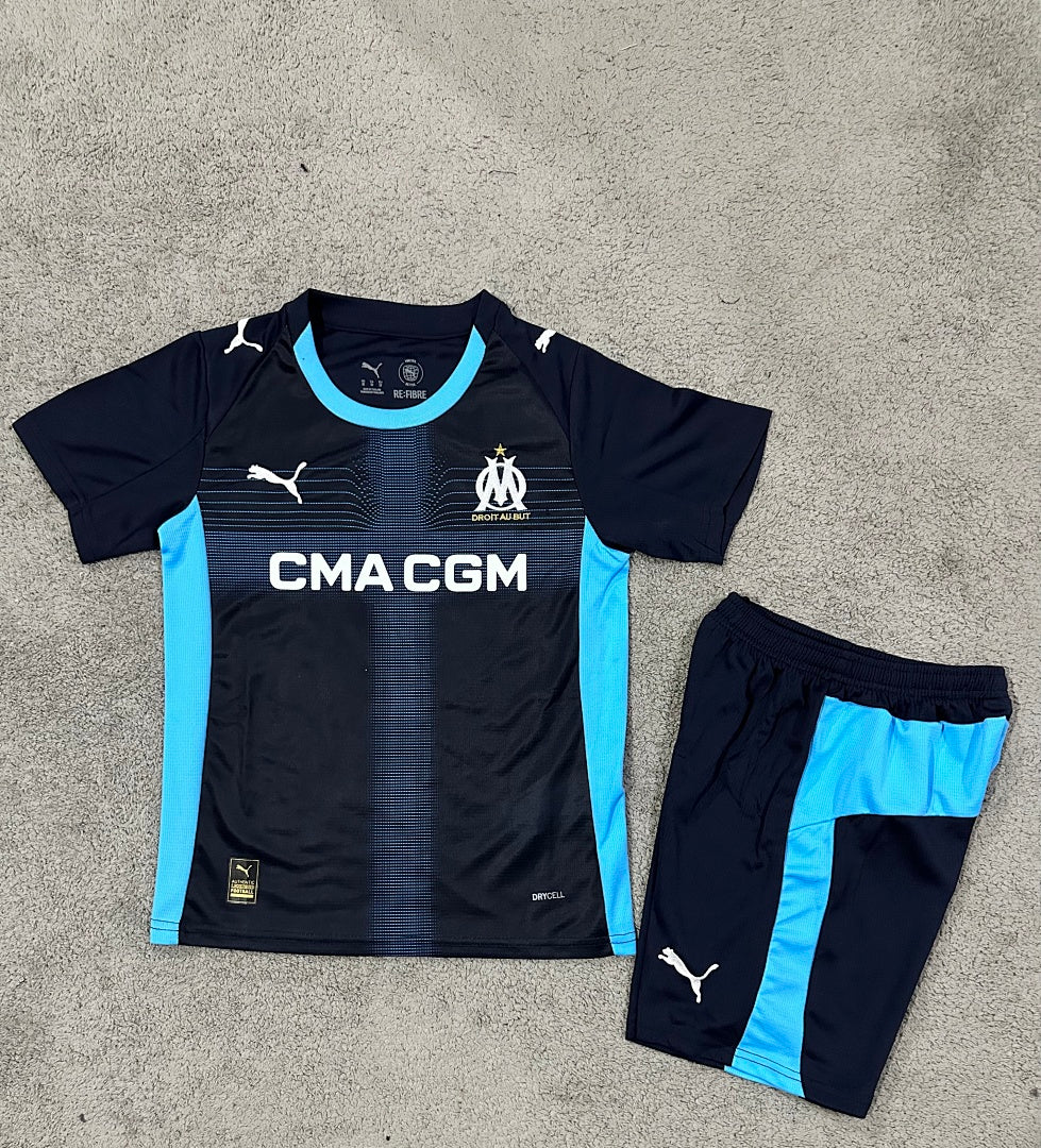 Kids Marseille 25/26 Away Football Shirt