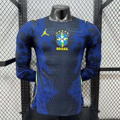 Brazil 2026 Away Long Sleeve Football Shirt