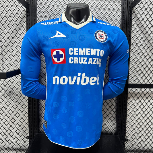 Cruz Azul 26/27 Home Long Sleeve Football Shirt