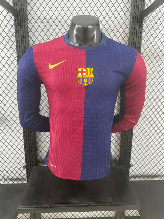 Barcelona 24/25 Home Long Sleeve Football Shirt