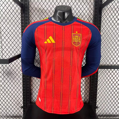 Spain 2026 Home Long Sleeve Football Shirt