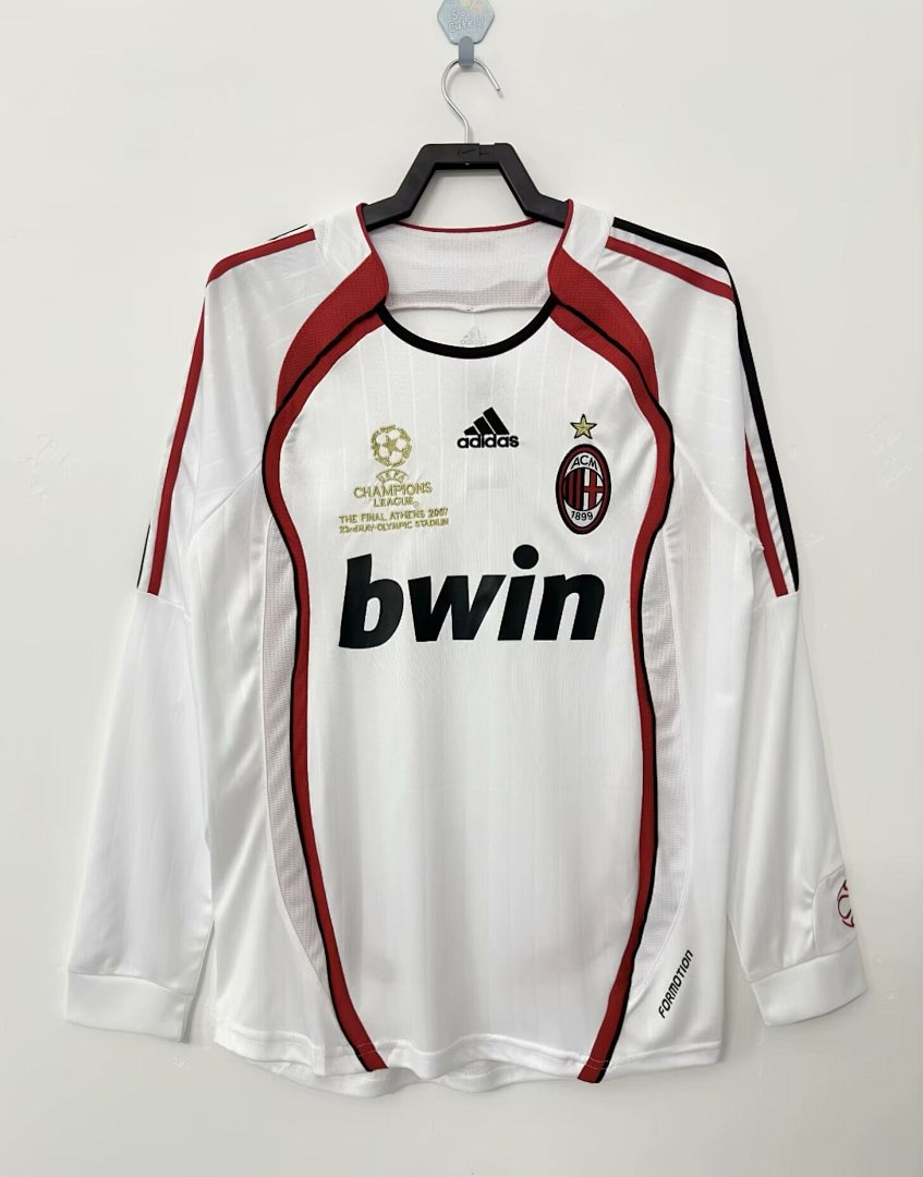 AC Milan 06/07 Away Long Sleeve Football Shirt