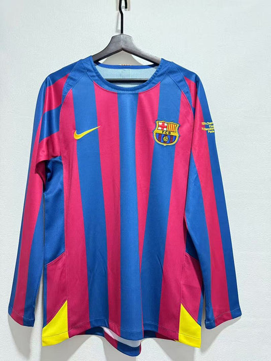 Barcelona 05/06 Home Long Sleeve Football Shirt