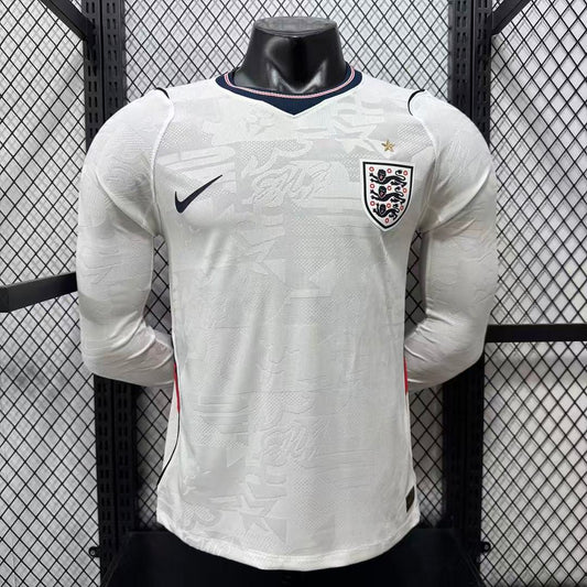 England 2026 Home Long Sleeve Football Shirt