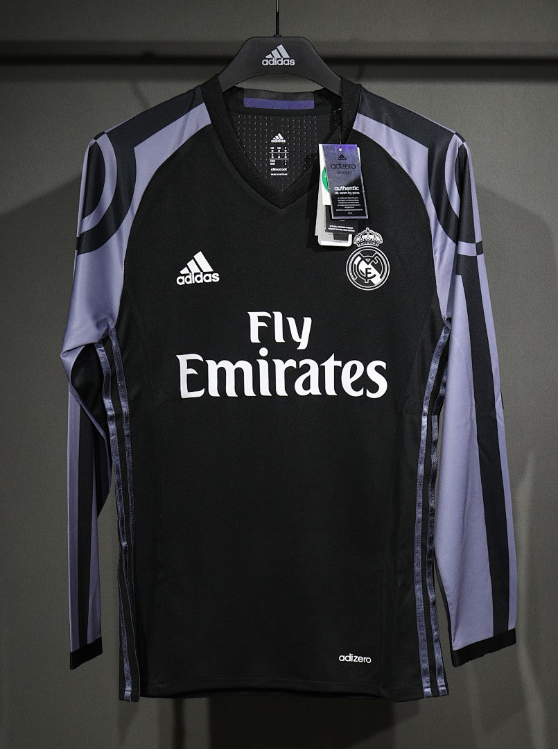 Real Madrid 16/17 Away Player Version Long Sleeve Football Shirt