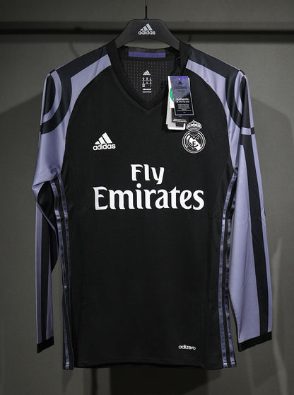Real Madrid 16/17 Away Player Version Long Sleeve Football Shirt