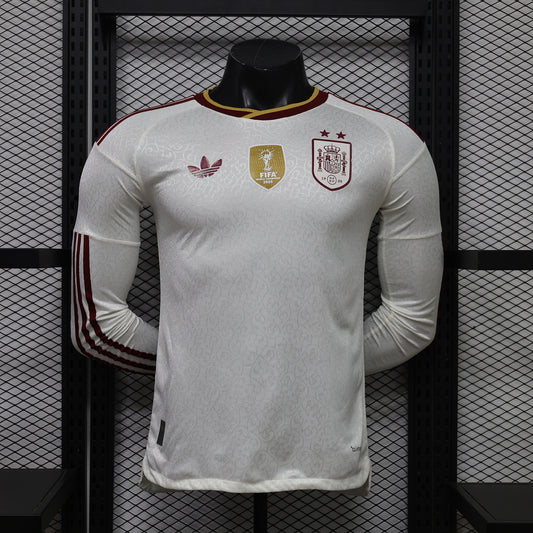 Spain 26/27 Away Long Sleeve Football Shirt