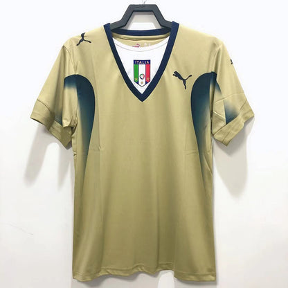Italy 2006 Goalkeeper Gold Football Shirt
