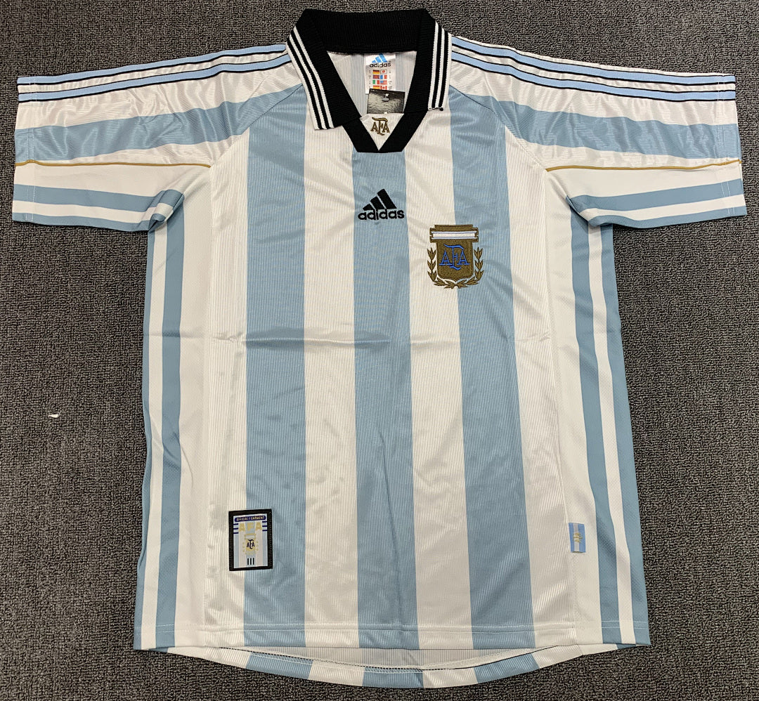 Argentina 1998 Home Football Shirt