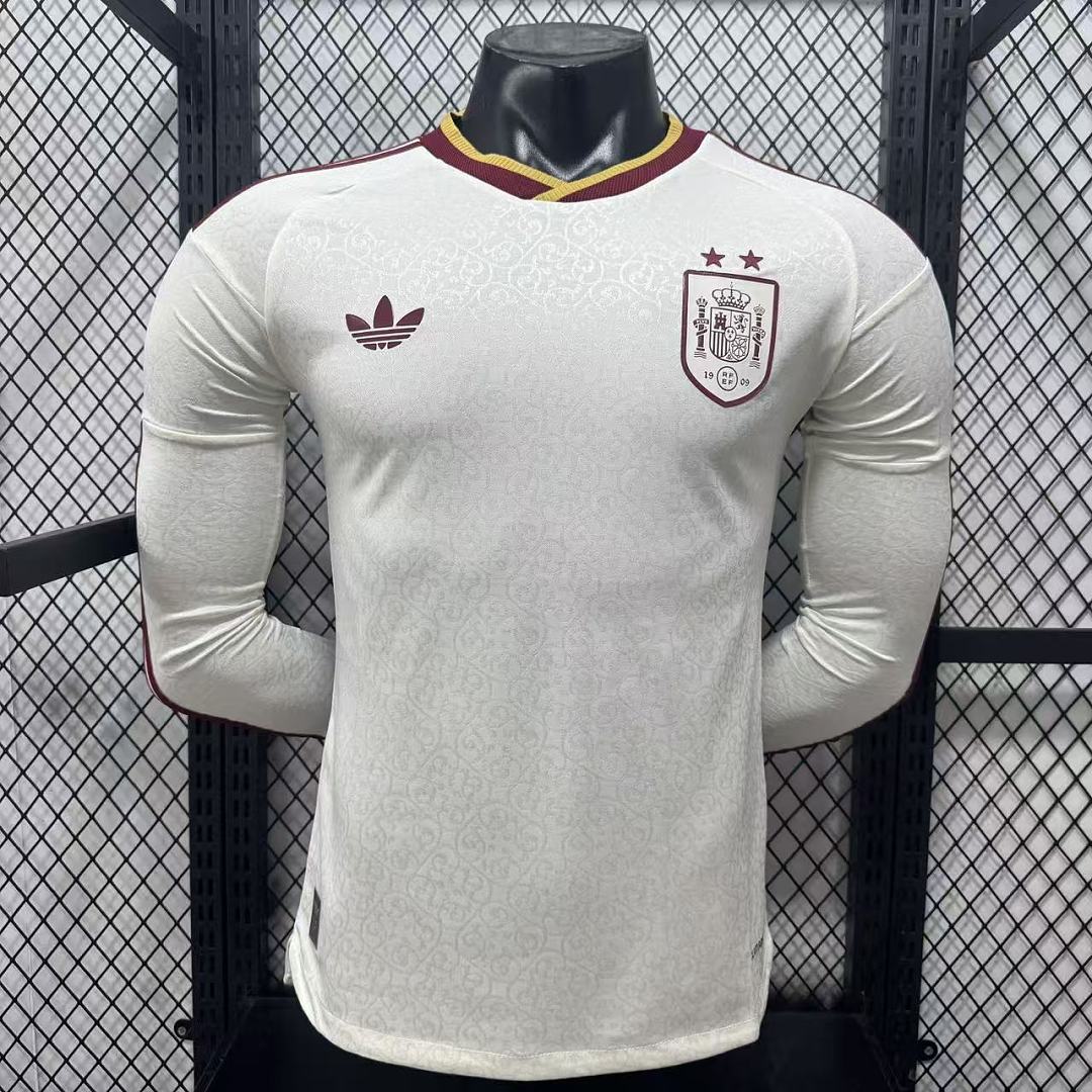 Spain 2026 Away Long Sleeve Football Shirt